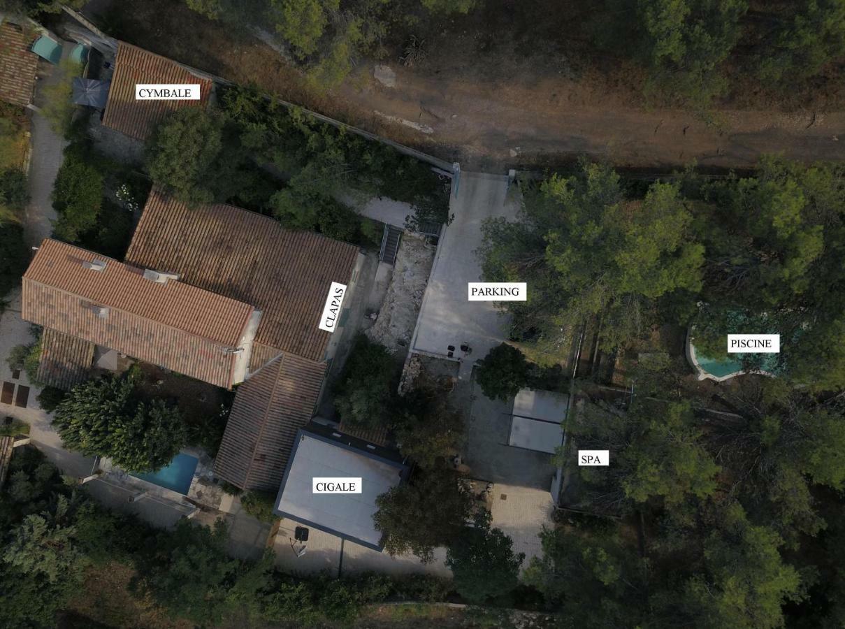 Mas Du Puech Cymbale Villa Assas Exterior photo